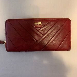 Coach zip wallet